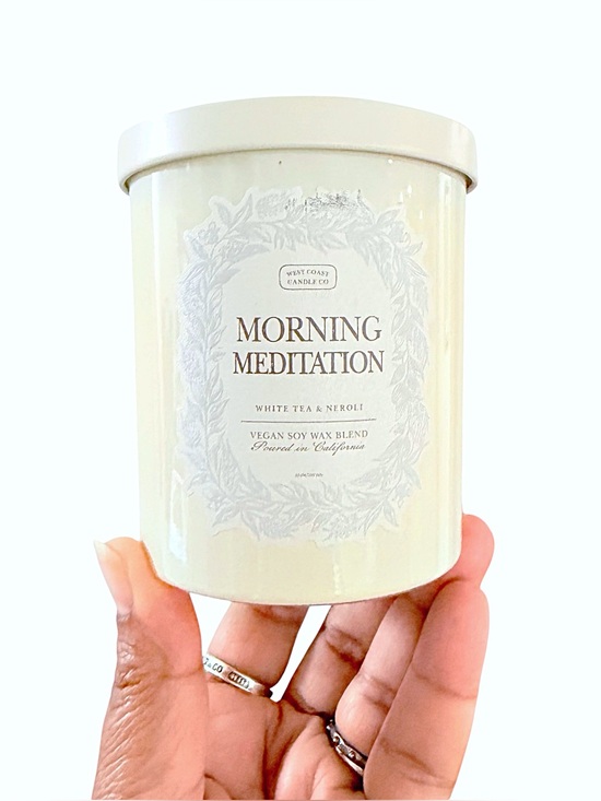 Leoben Company Other - Leoben Company Morning Meditation White Tea & Neroli Scented Candle — Cream